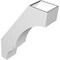 Ekena Millwork 5 1/2-in. W x 18-in. D x 26-in. H Balboa Architectural Grade PVC Knee Brace BRCP055X18X26BOA - alternate 6